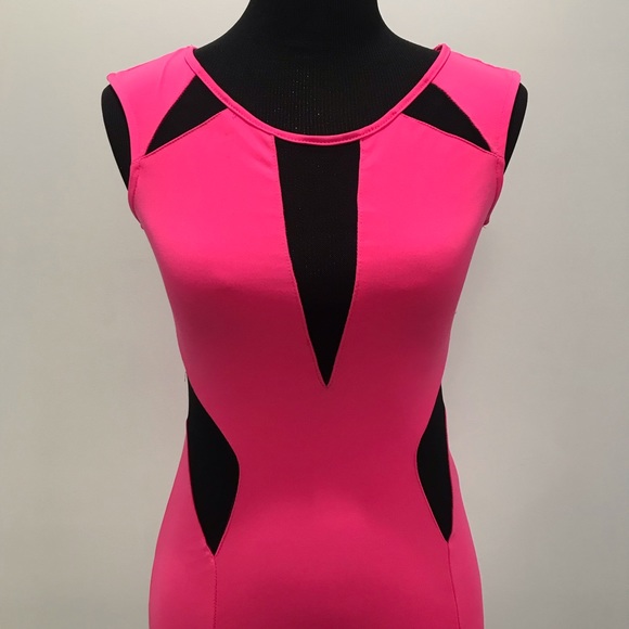 Arden B Pink Bodycon Jersey Dress - Picture 4 of 9